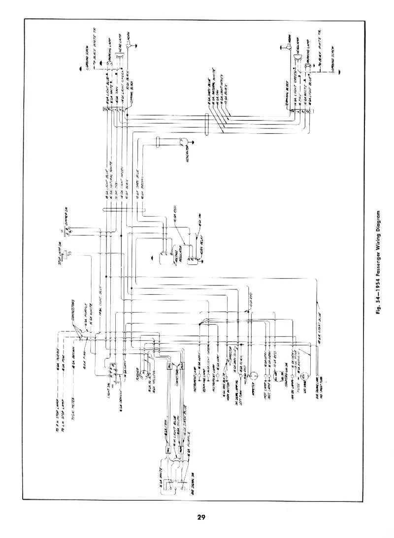 Diagram Wiring Diagram For 1954 Chevy Bel Air