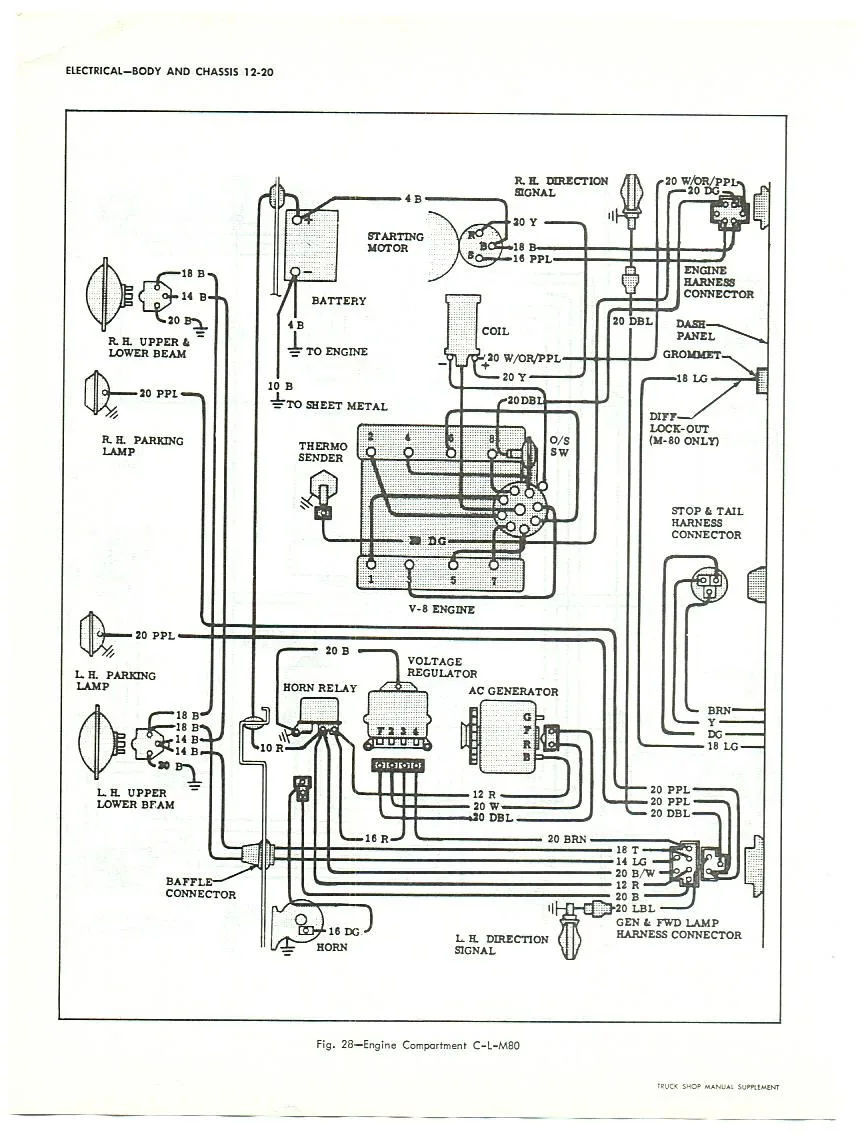 Diagram Wiring Diagram For 1963 Chevy Truck