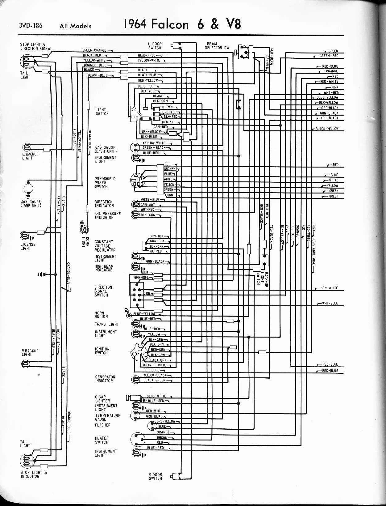 Diagram Wiring Diagram For 1964 Ford Falcon