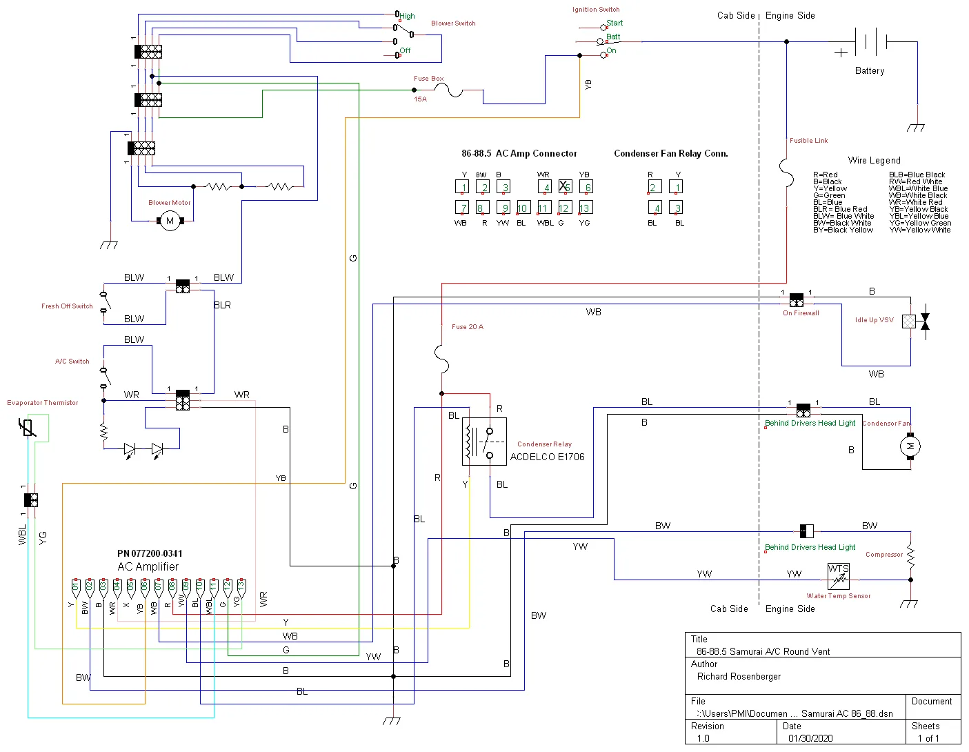 Diagram Wiring Diagram For 1988 Suzuki Samurai