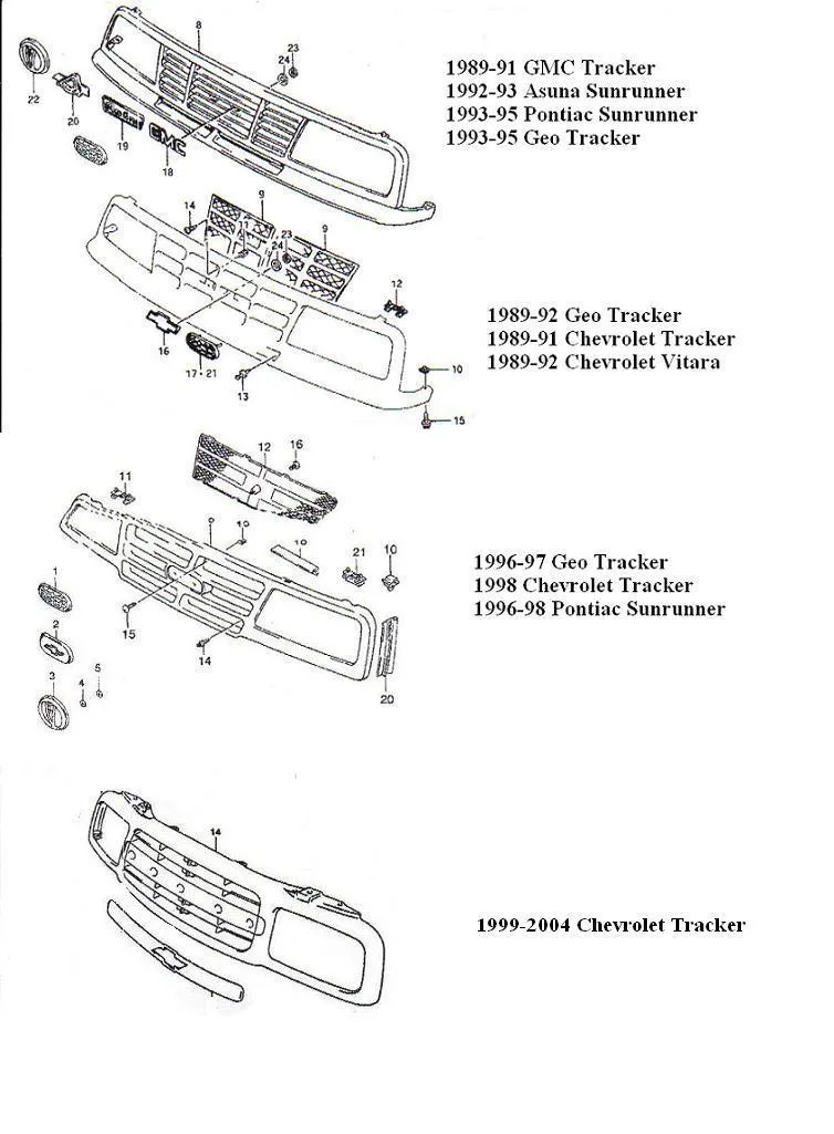 Diagram Wiring Diagram For 92 Geo Tracker