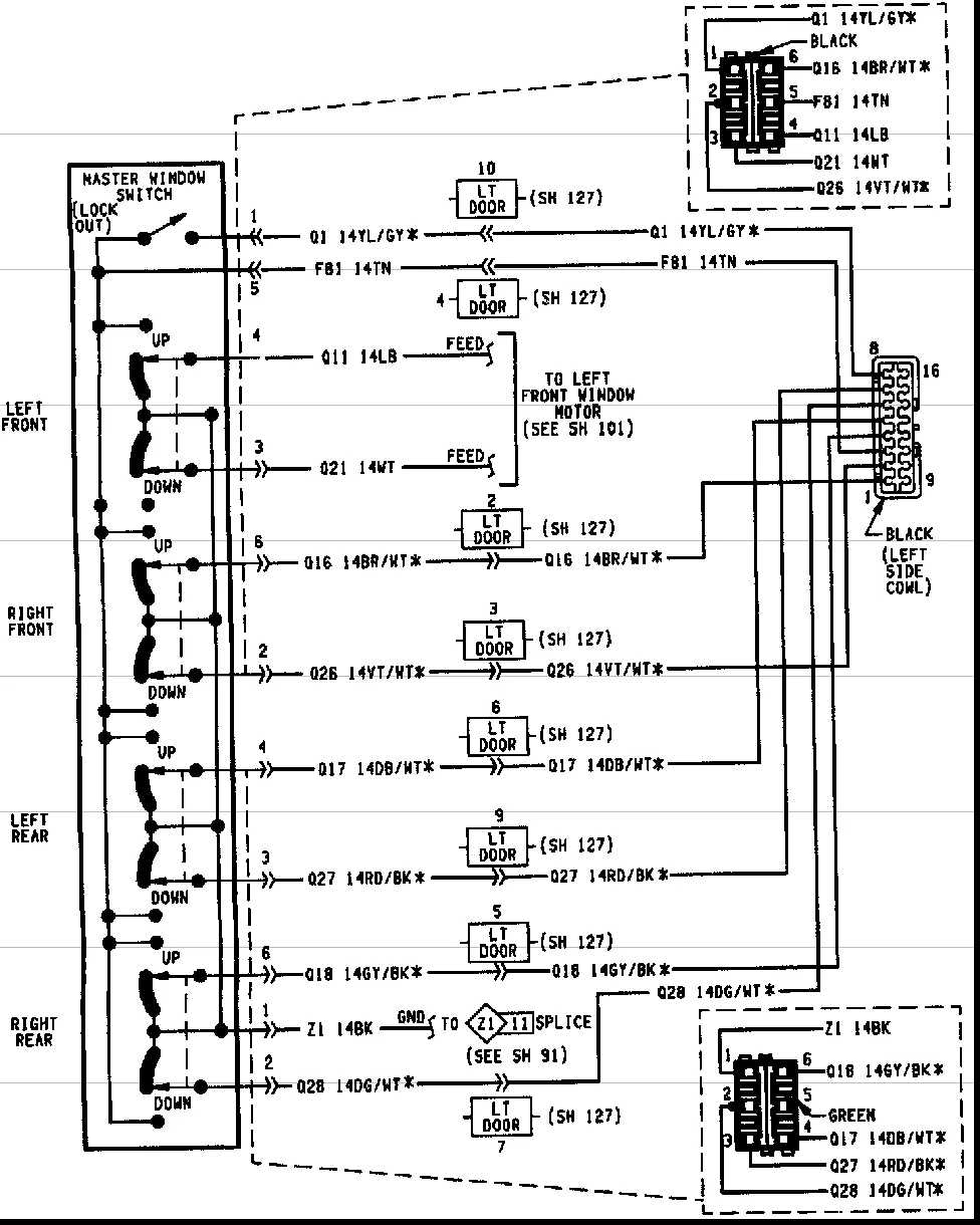 Diagram Wiring Diagram For A 94 Jeep Cherokee