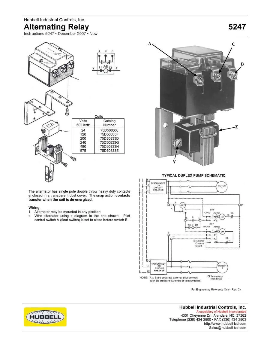 Diagram Wiring Diagram For Alternating Relay