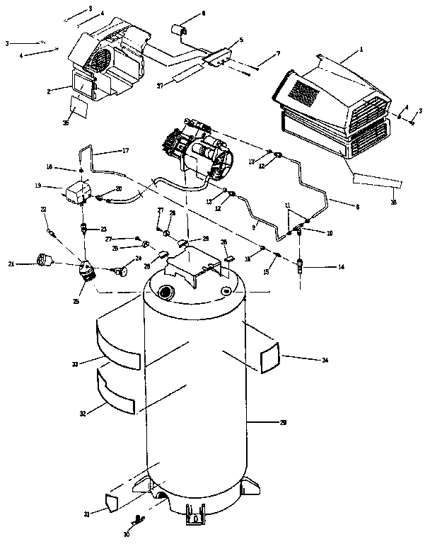 Diagram Wiring Diagram For Craftsman Airpressor