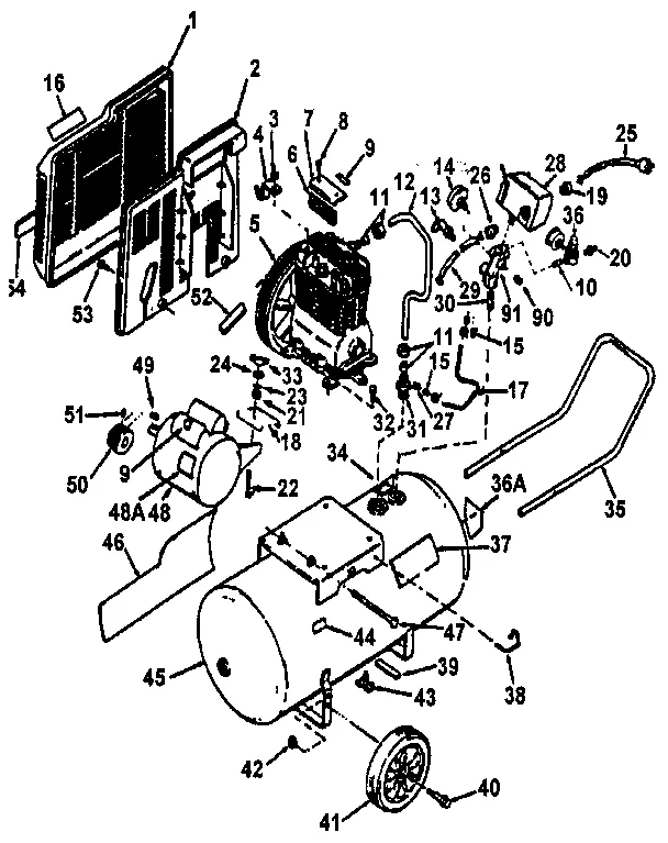 Diagram Wiring Diagram For Craftsman Airpressor
