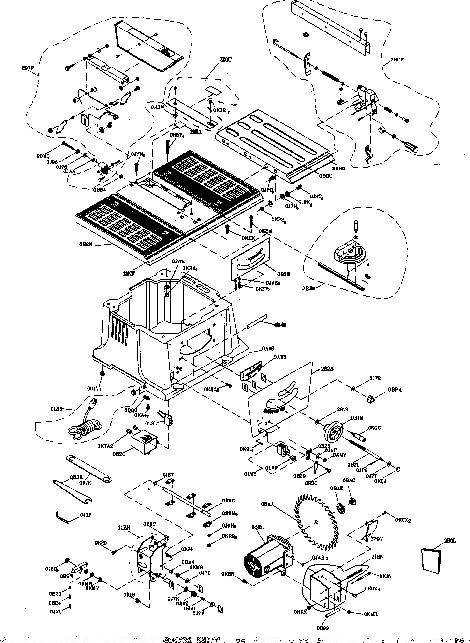 Diagram Wiring Diagram For Craftsman Table Saw