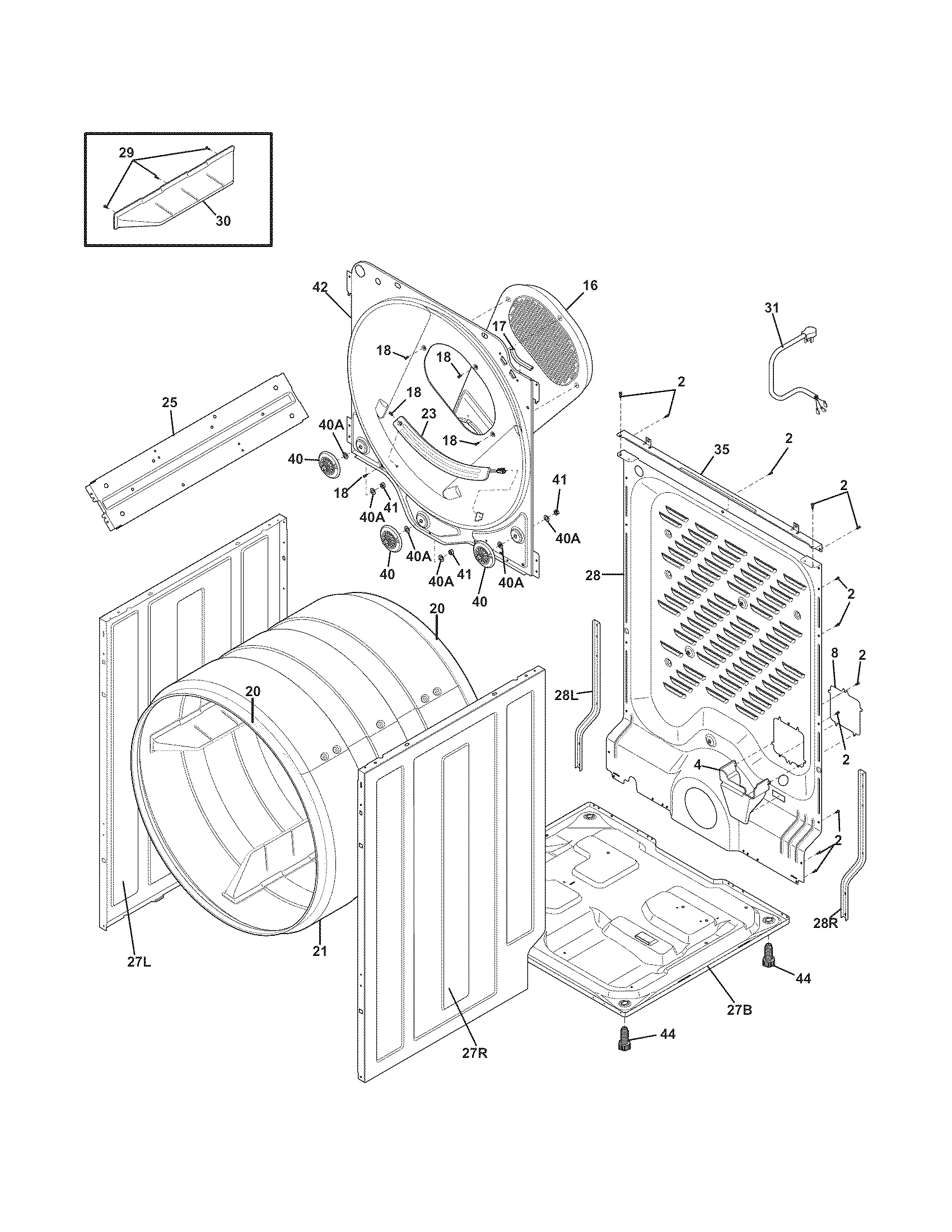 Diagram Wiring Diagram For Electric Dryer