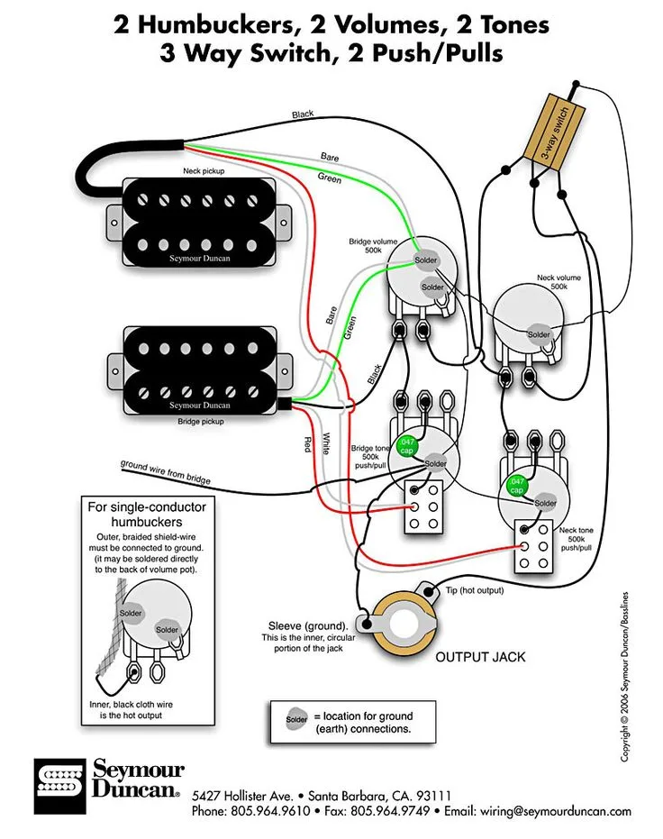 Diagram Wiring Diagram For Epiphone Thunderbird