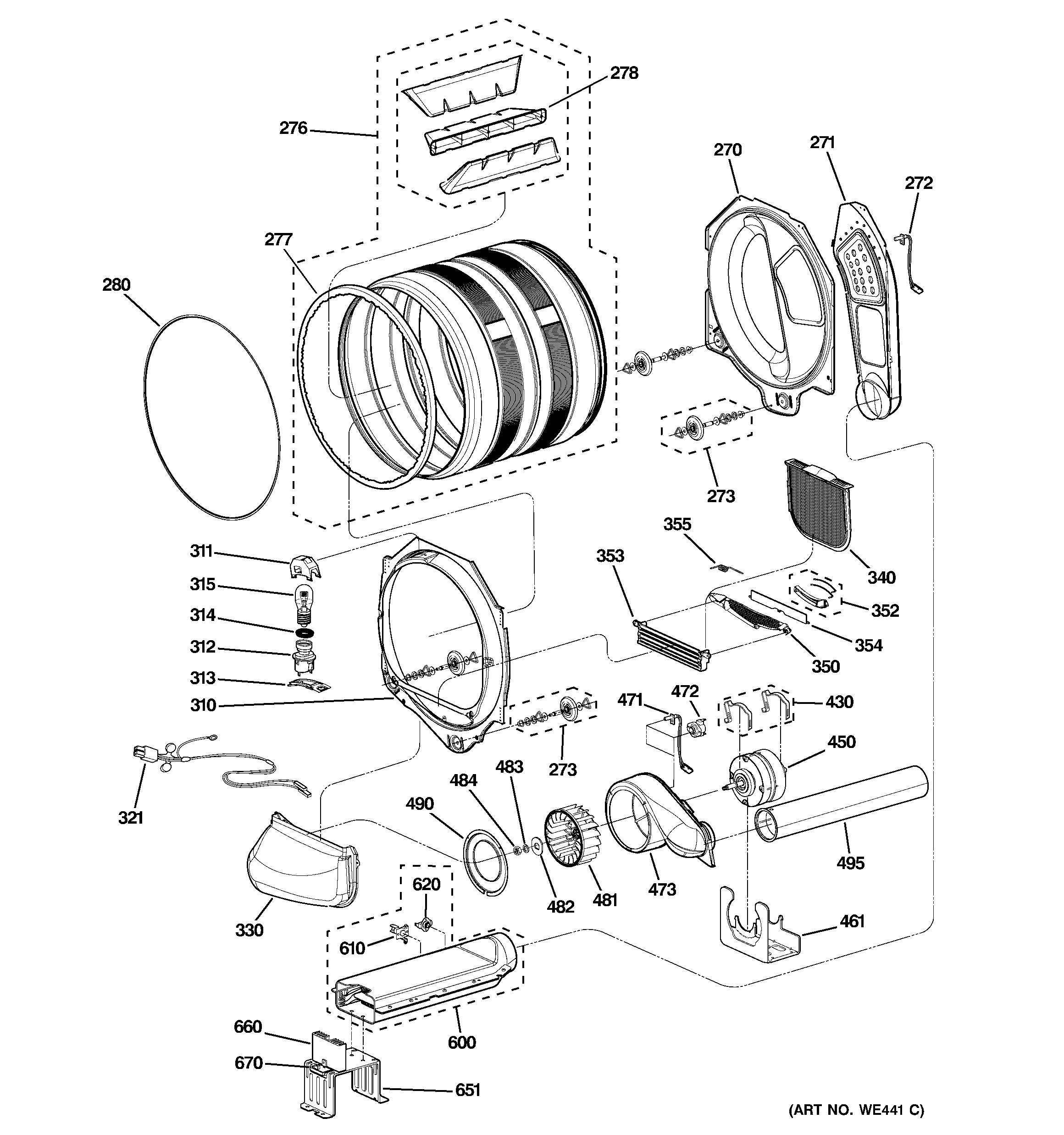 Diagram Wiring Diagram For Ge Dryer Motor