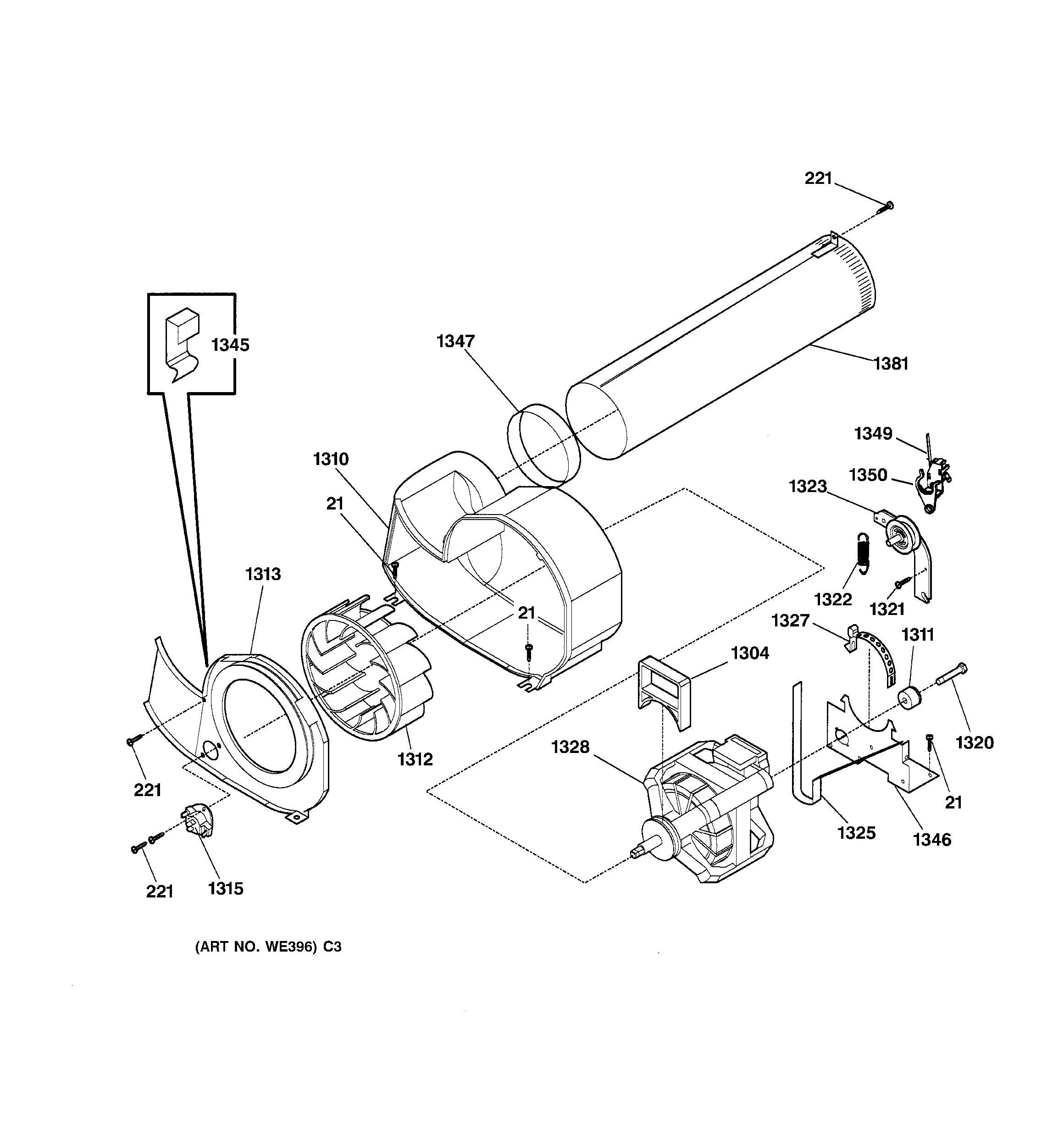 Diagram Wiring Diagram For Ge Dryer Motor