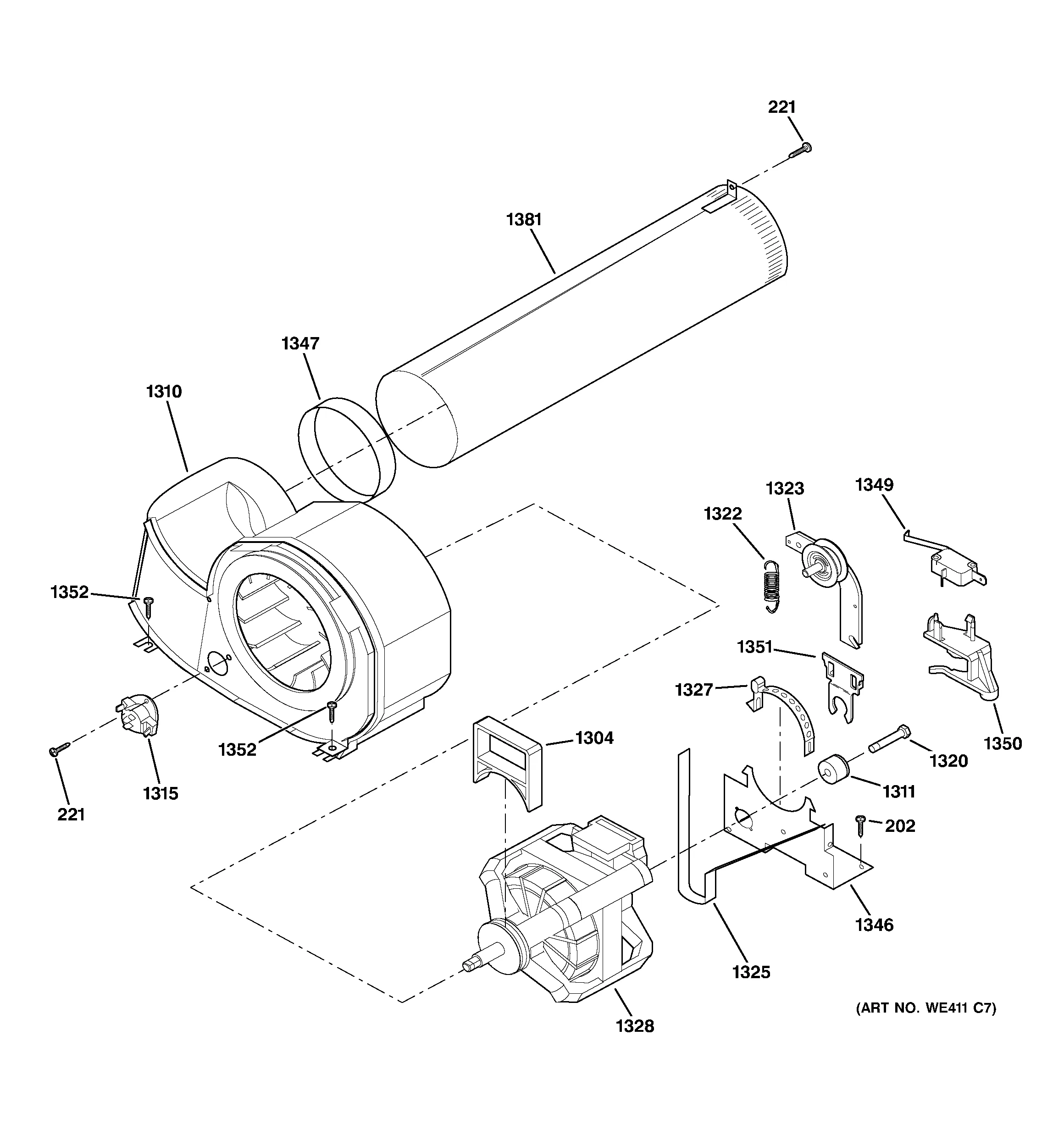 Diagram Wiring Diagram For Ge Dryer Motor