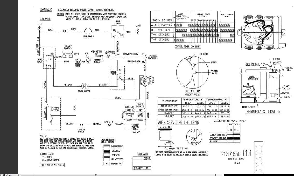 Diagram Wiring Diagram For Ge Dryer Motor