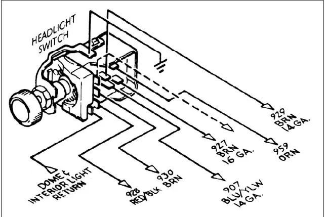 Diagram Wiring Diagram For Gm Light Switch