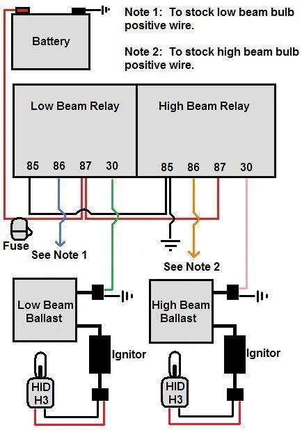Diagram Wiring Diagram For Hid Relay