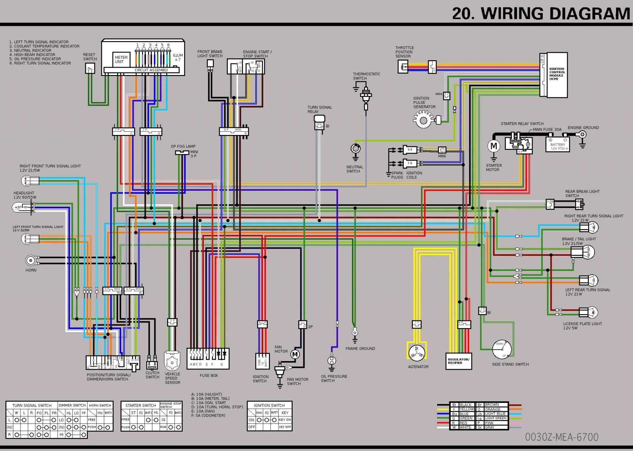 Diagram Wiring Diagram For Honda Vtx
