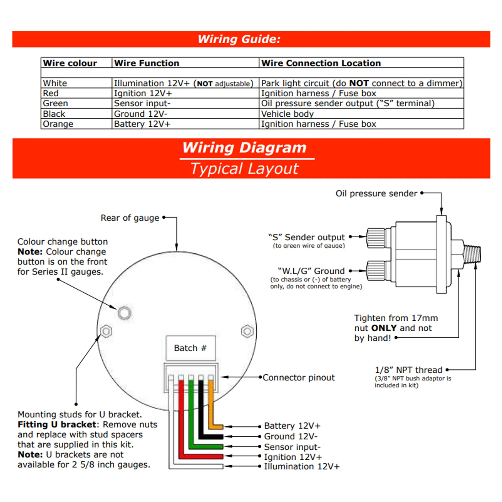 Diagram Wiring Diagram For Saas Oil Pressure Gauge