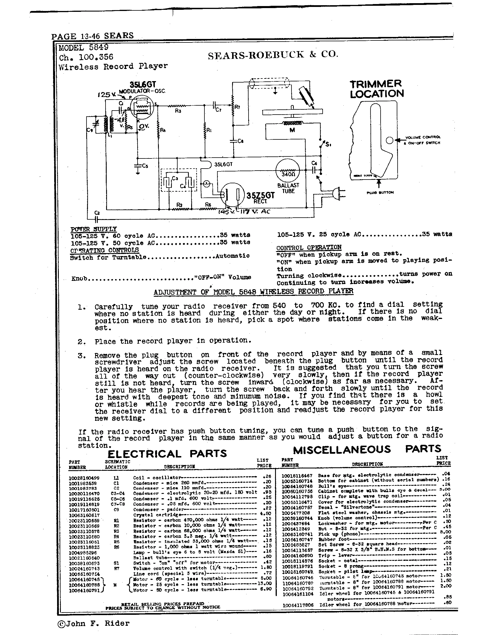 Diagram Wiring Diagram For Silvertone Guitar