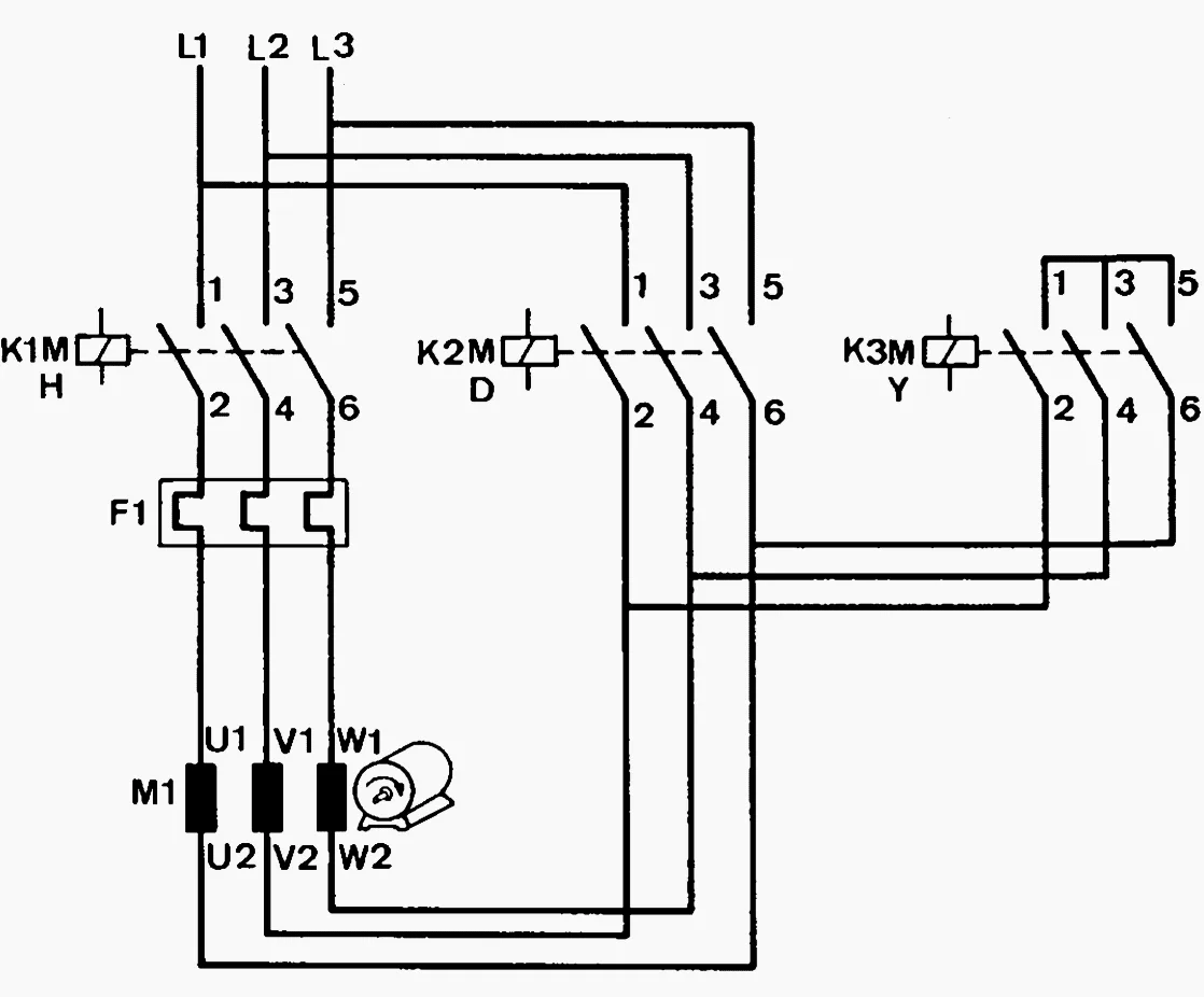 Diagram Wiring Diagram For Star Delta Contactor