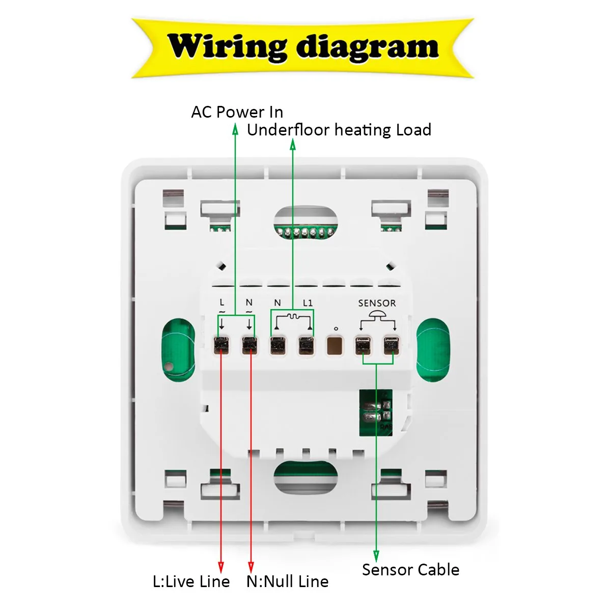 Diagram Wiring Diagram For Underfloor Heating Thermostat