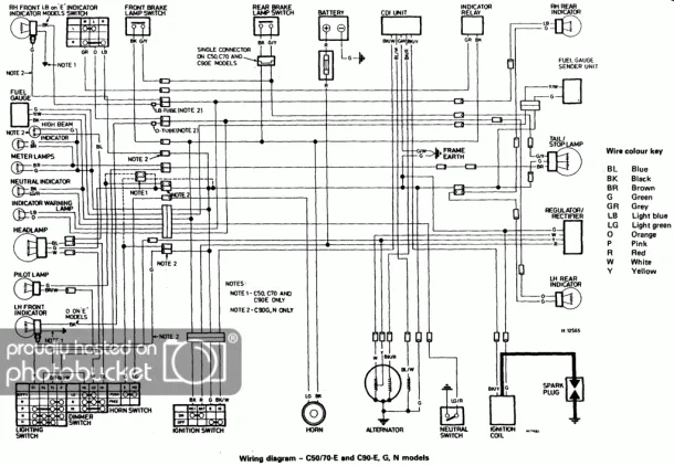 Diagram Wiring Diagram Honda C70 Cdi