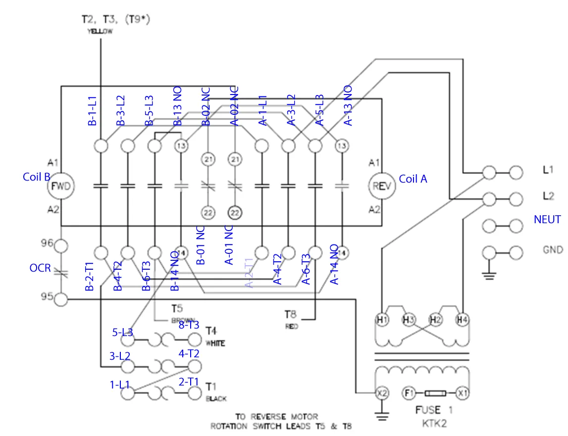 Diagram Wiring Diagram Lighting Contactor