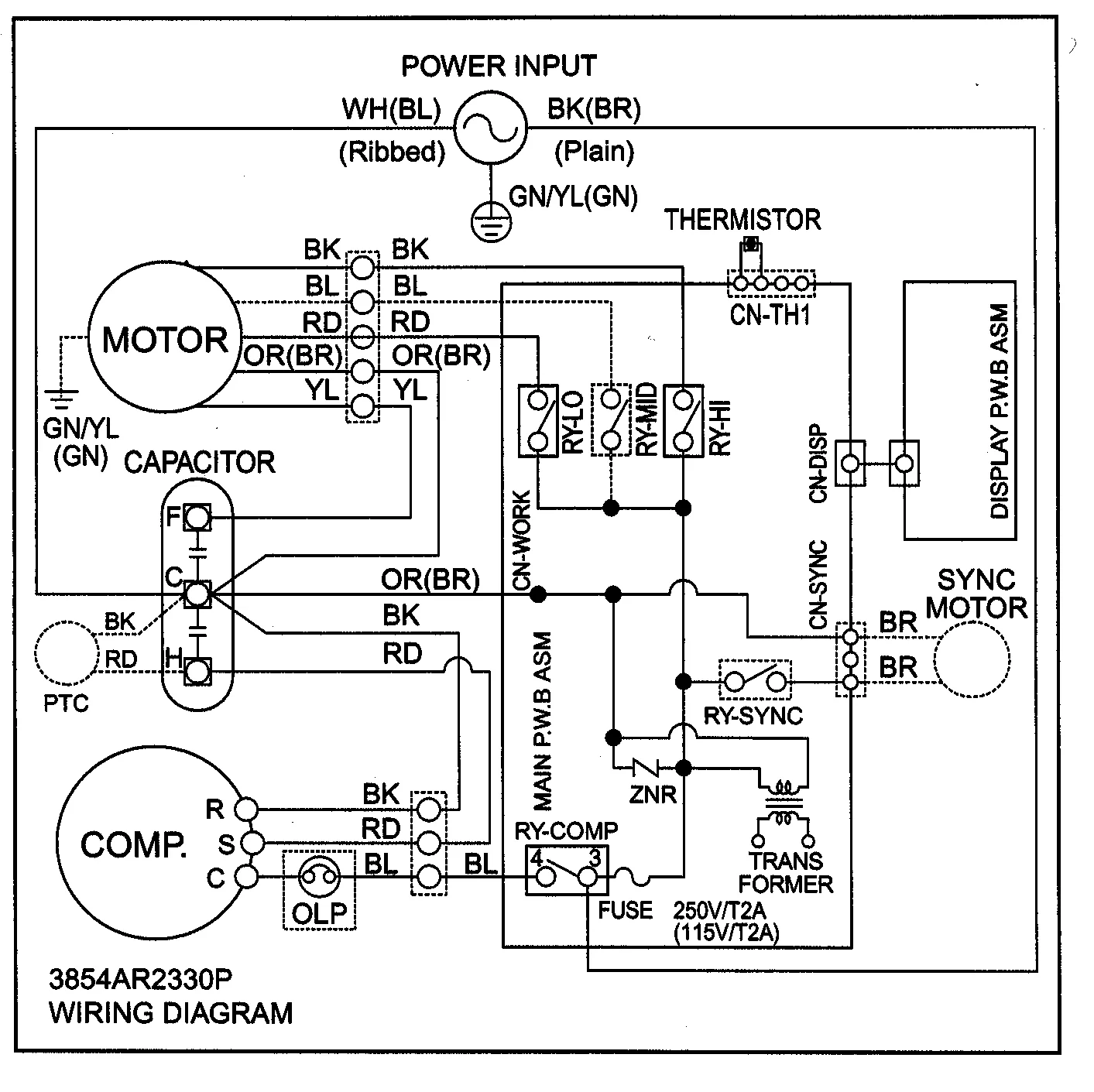 Diagram Wiring Diagram Of Split A C
