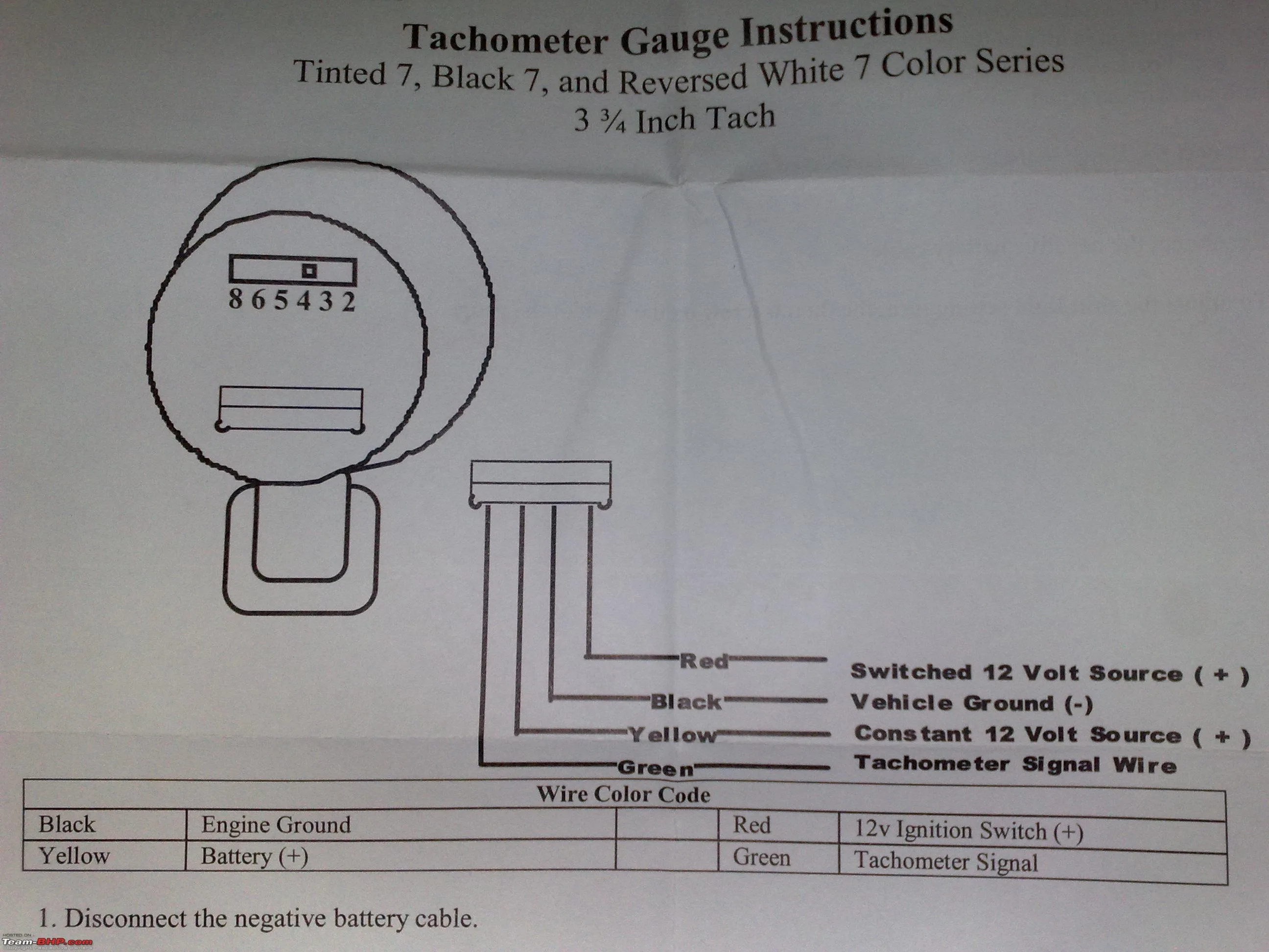 Diagram Wiring Diagram Rpm Meter