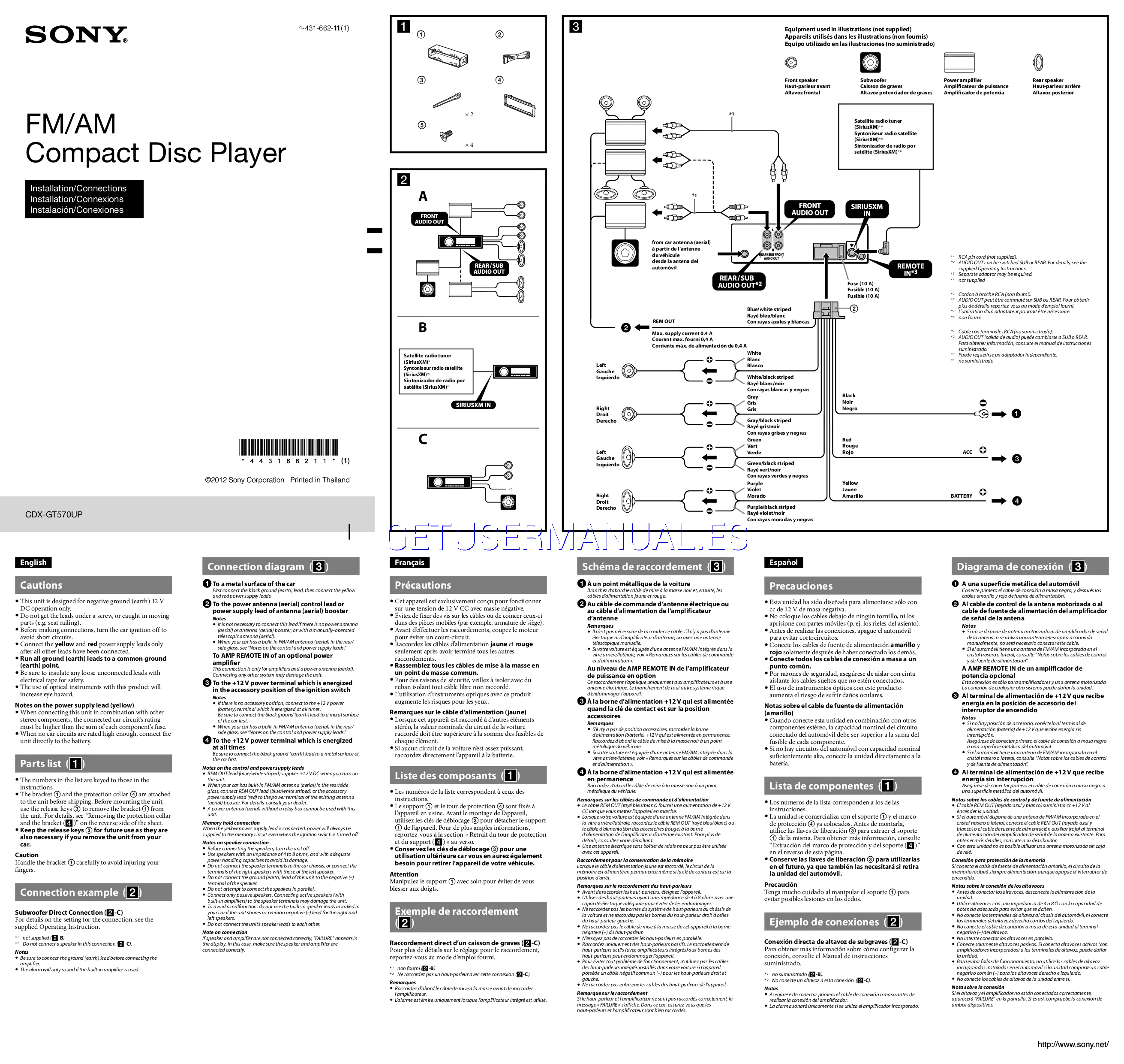 Diagram Wiring Diagram Sony Radio