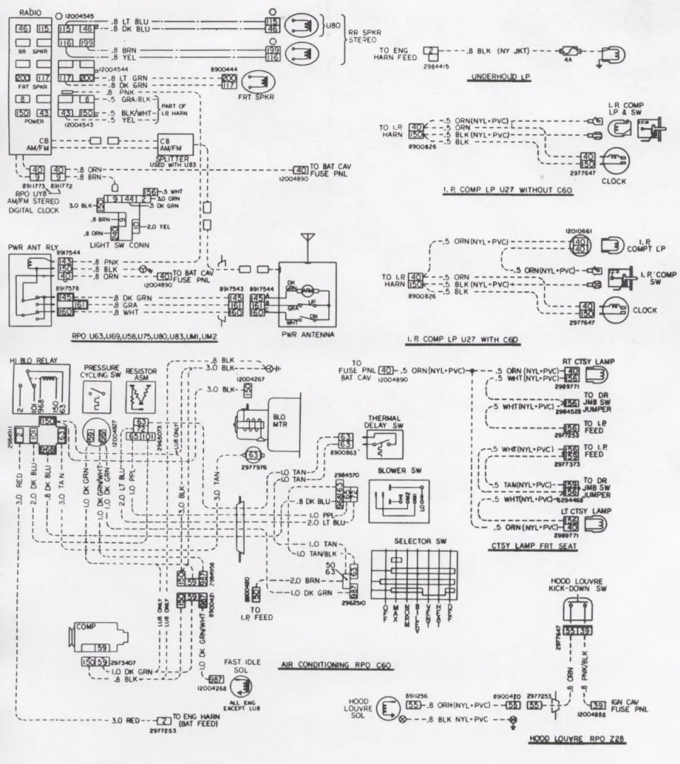 Diagram Wiring Diagrams 1984 Camaro Colors