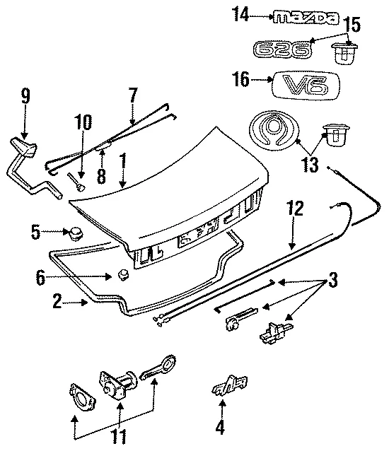 Diagram Wiring Diagrams 1987 Mazda 626 Radio