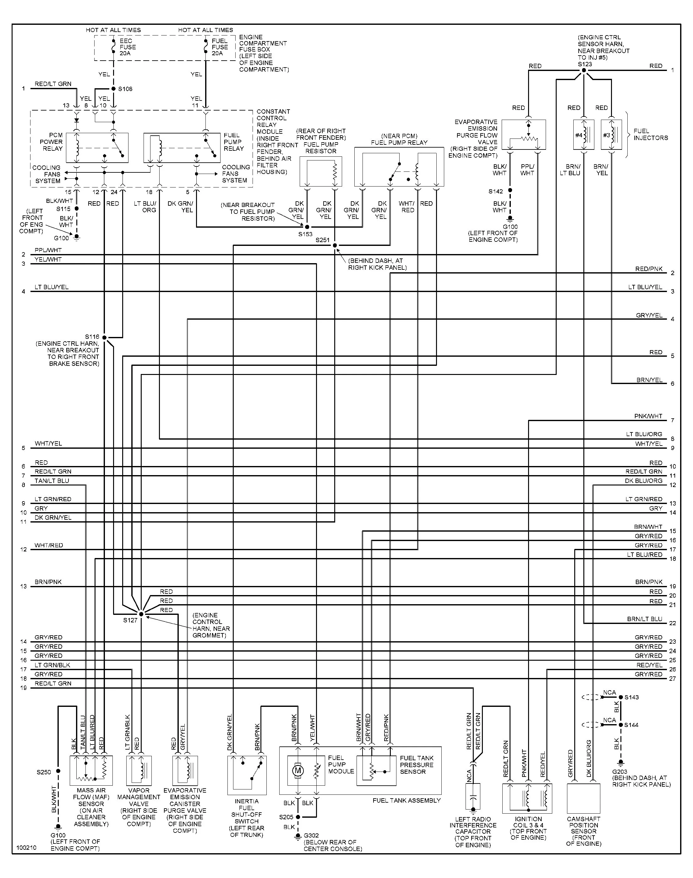 Diagram Wiring Diagrams 1997 Ford Mustang Gt
