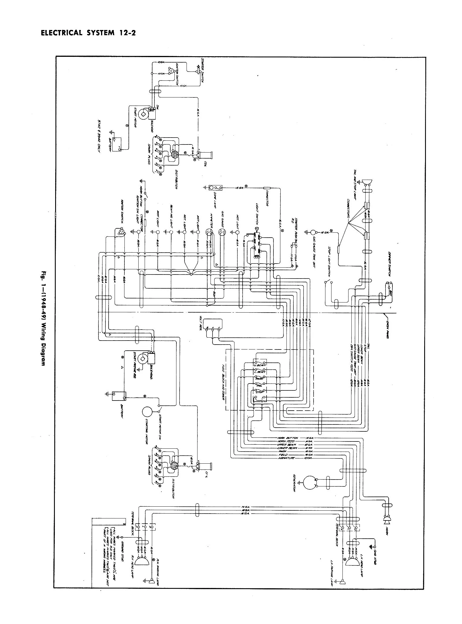 Diagram Wiring Diagrams For 1949 Chevy Truck
