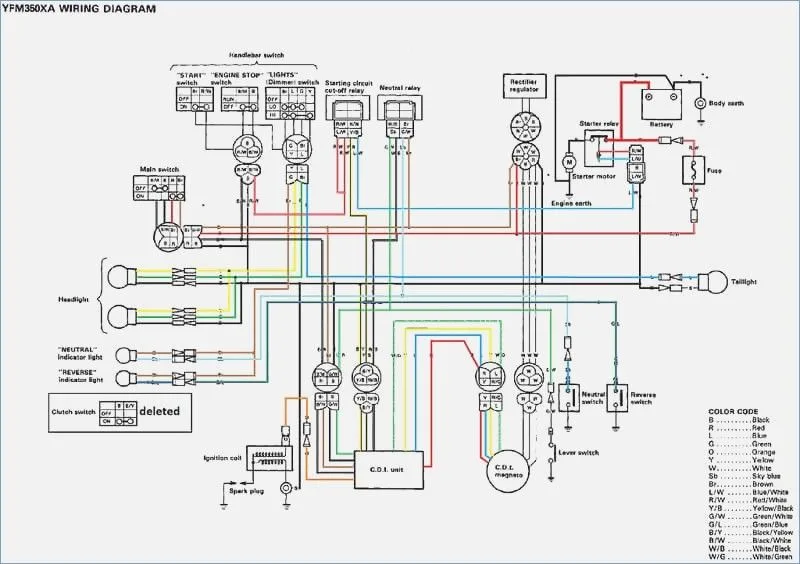 Diagram Yamaha Grizzly 350 Wiring Diagram