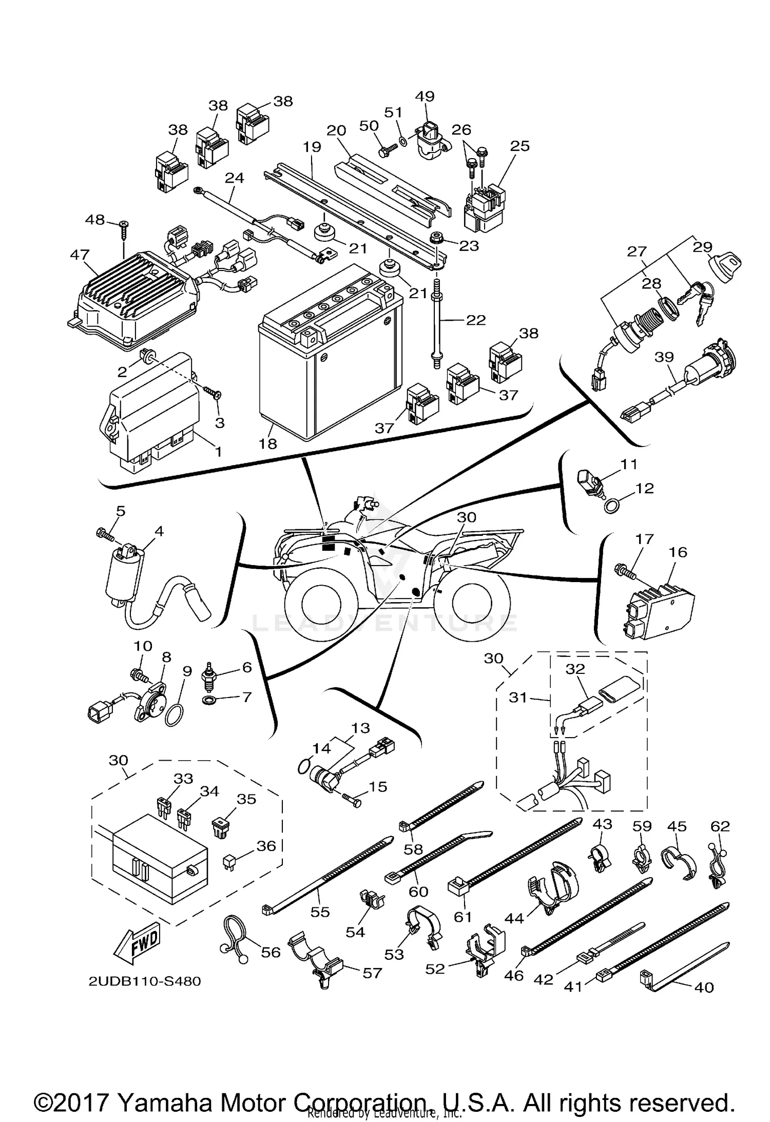 Diagram Yamaha Grizzly 4X4 Wiring Diagram
