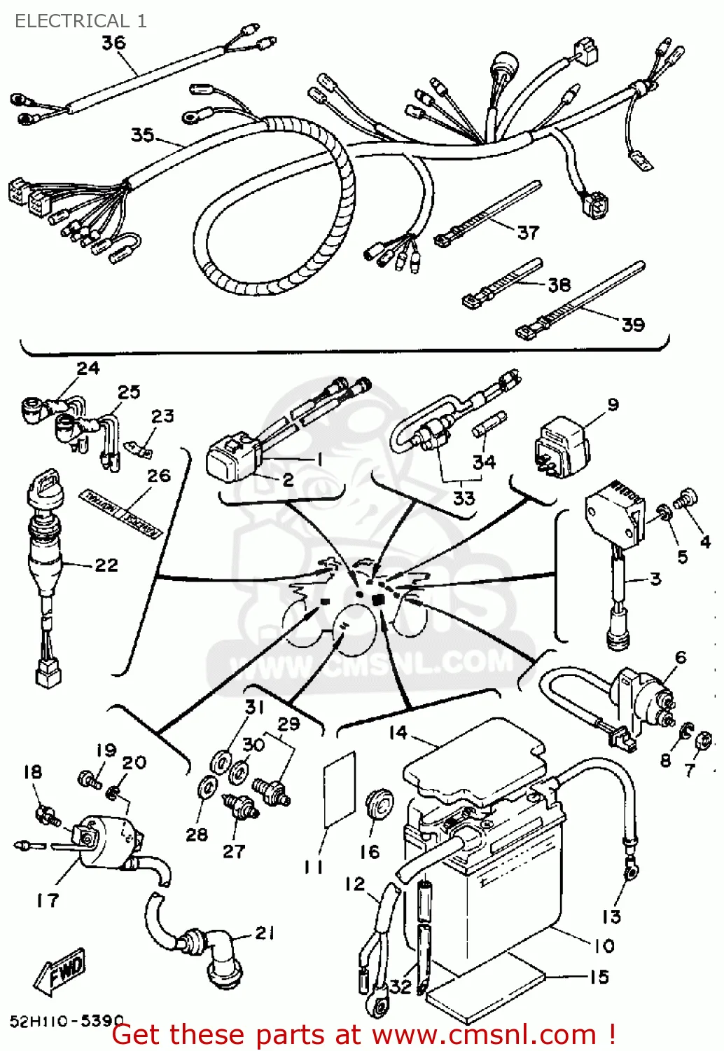 Diagram Yamaha Moto 4 200 Wiring Diagrams
