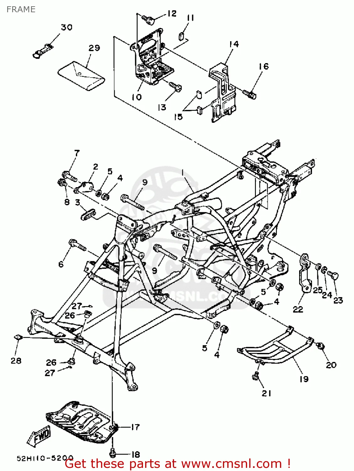 Diagram Yamaha Moto 4 200 Wiring Diagrams