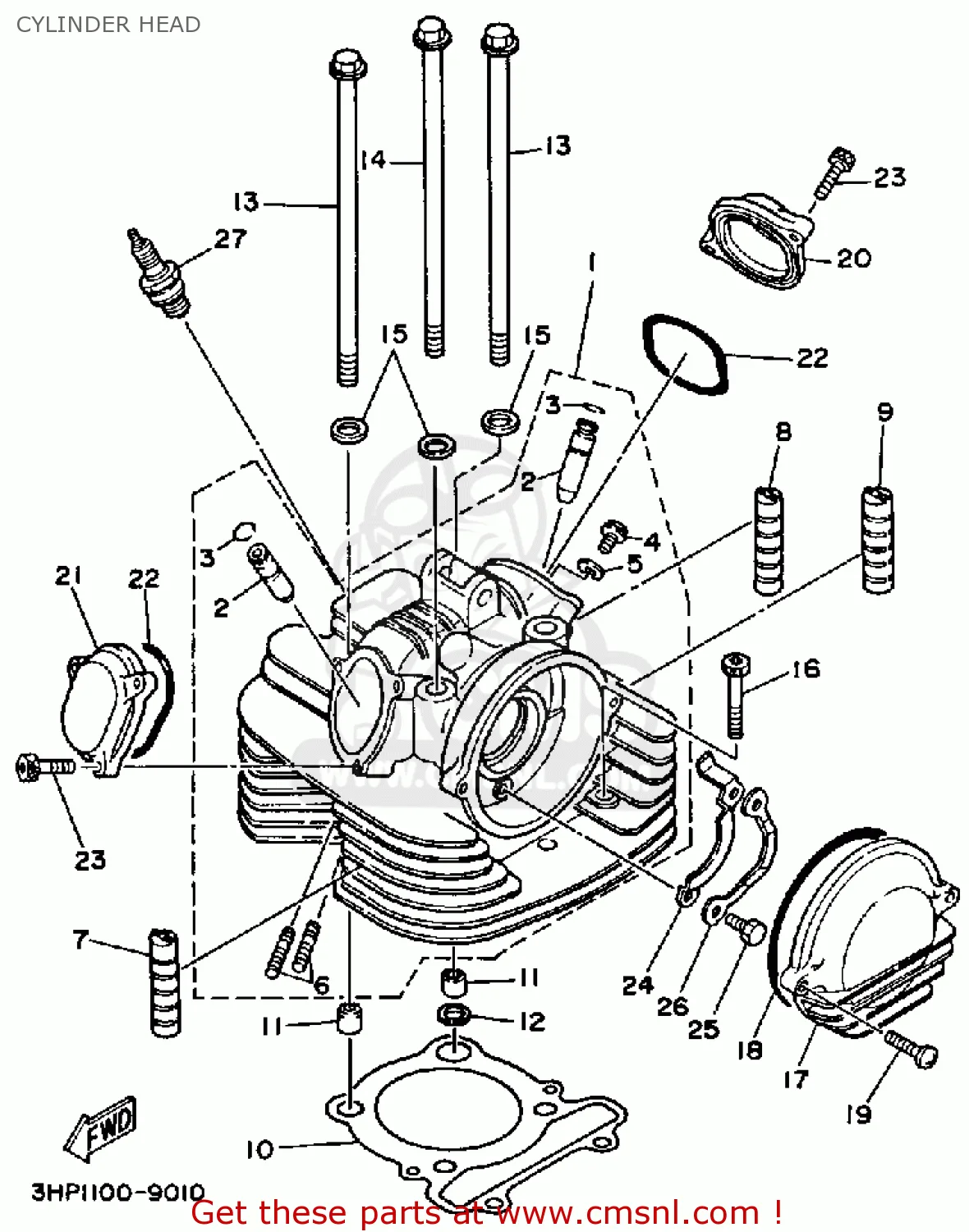 Diagram Yamaha Warrior 350 Parts Diagram