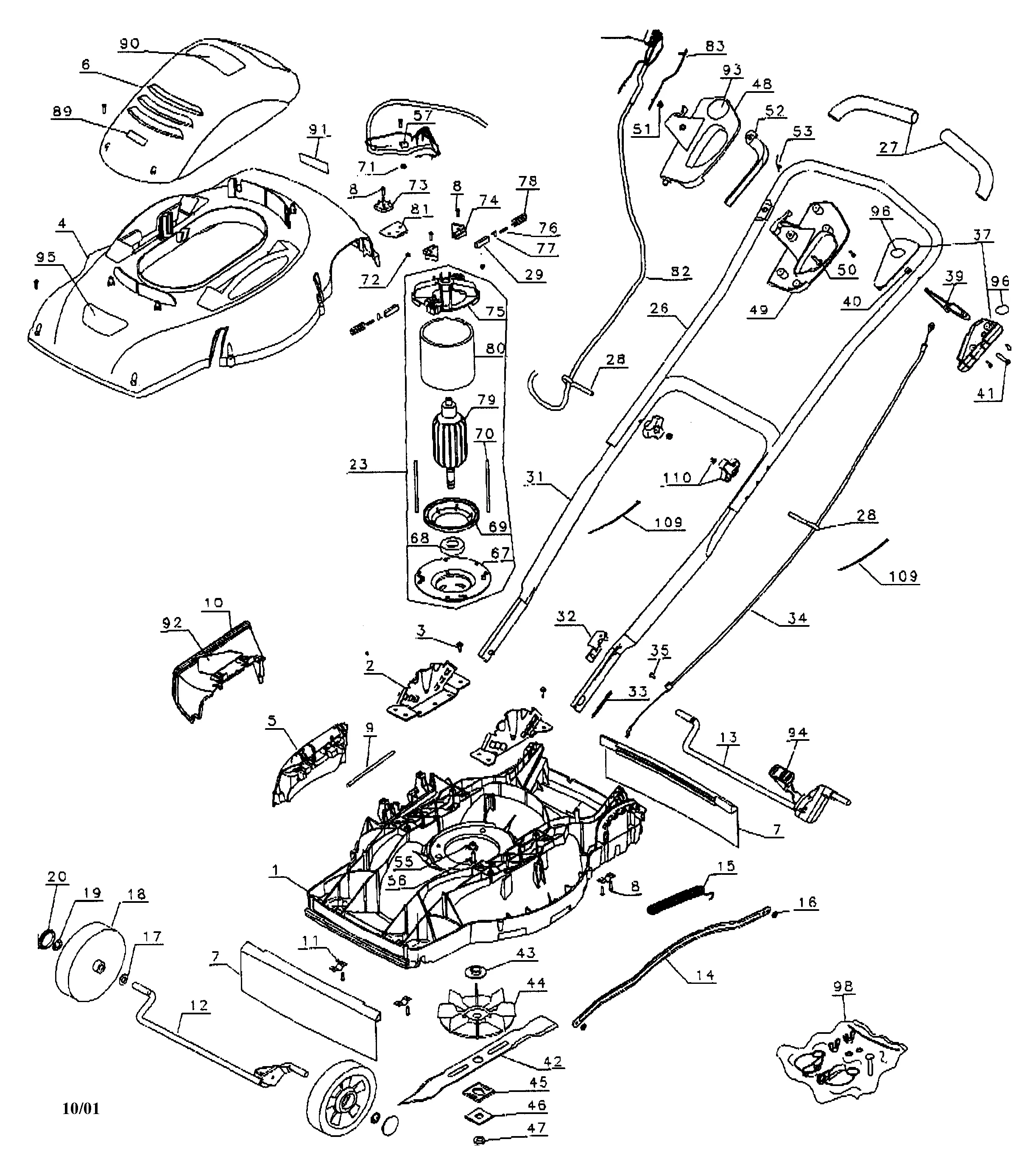 Diagram Yardman Lawn Mower Parts Diagram Manual