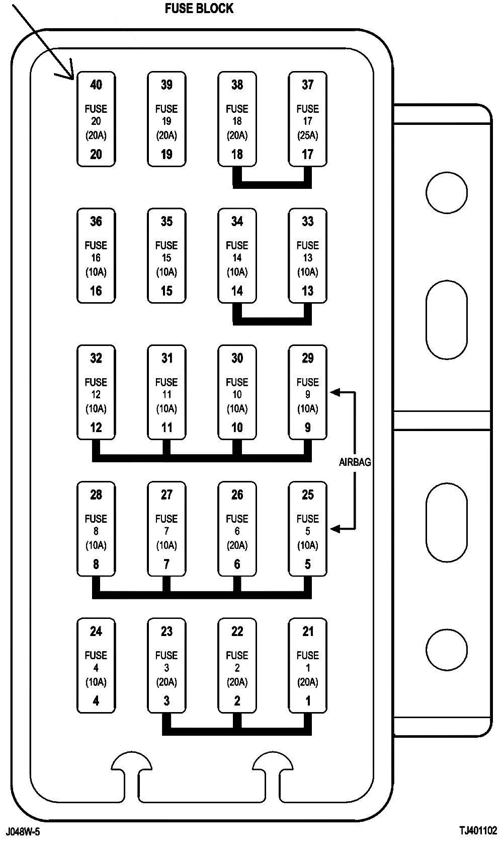 Diagram Yj Wrangler Fuse Diagram