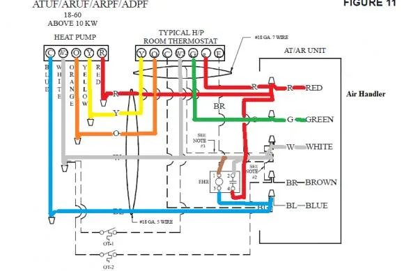 Diagram York Heat Pump Thermostat Wiring Diagrams Het Pump