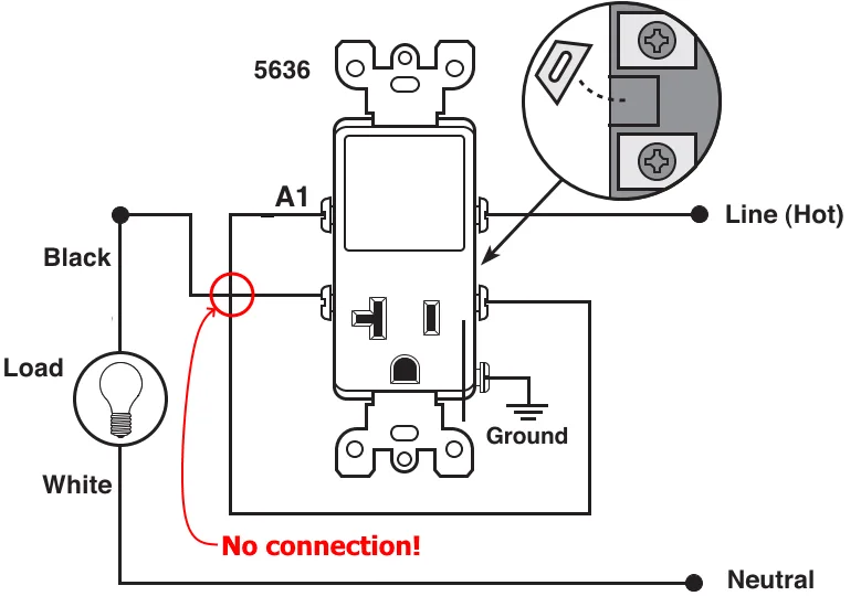 Diagrama De Fiação De Interruptor De Um Polo Leviton