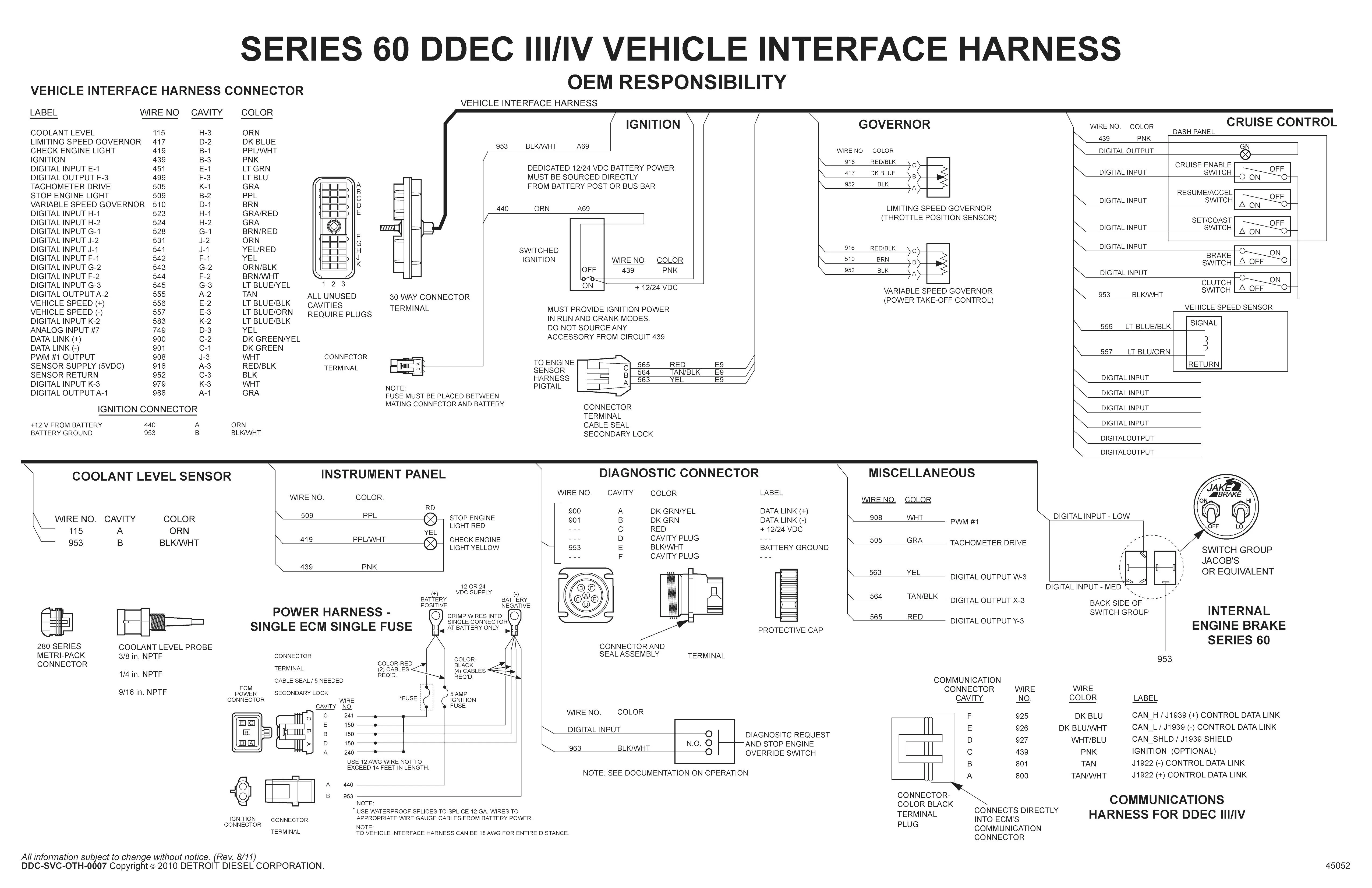 Diagrama De Motor Detroit Serie 60 Ddec 2 Detroit3 Diagramas