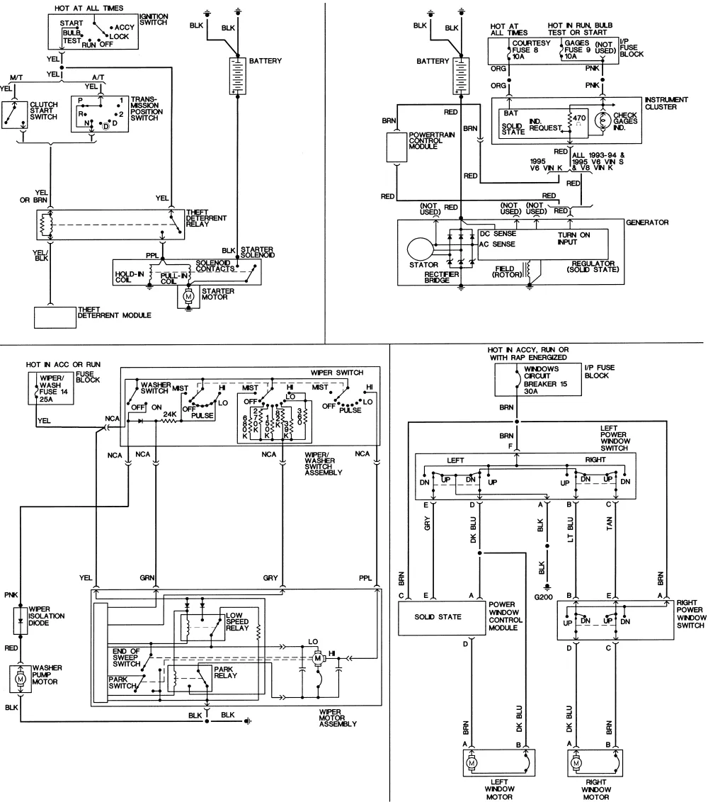 Diagrama Electrico Chevrolet S10 1994 Diagramas Electricos