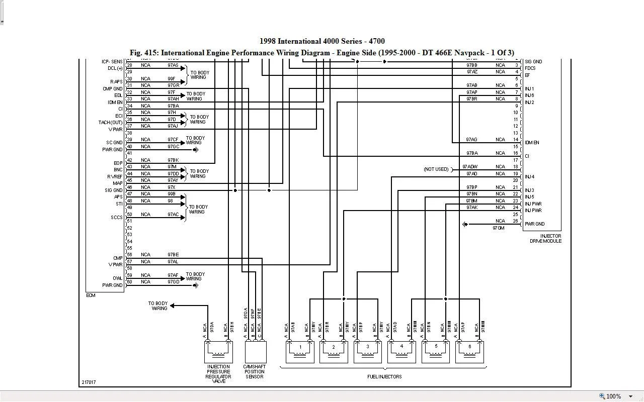 Diagrama Electrico De International 4300 Wiring Diagram Inte