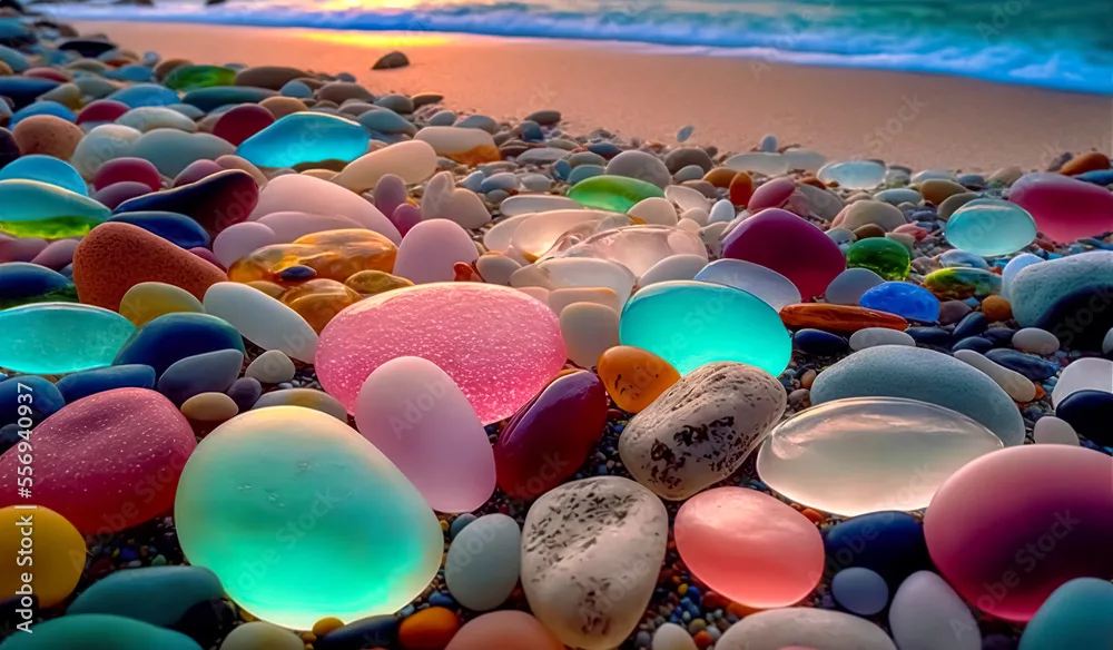 Different Colored Beaches