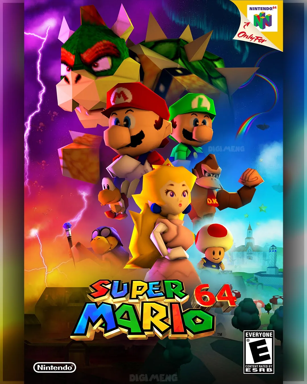 Digimeng On Twitter I Made A Modern Super Mario 64 Cover In Style Of Theatrical Poster Of The