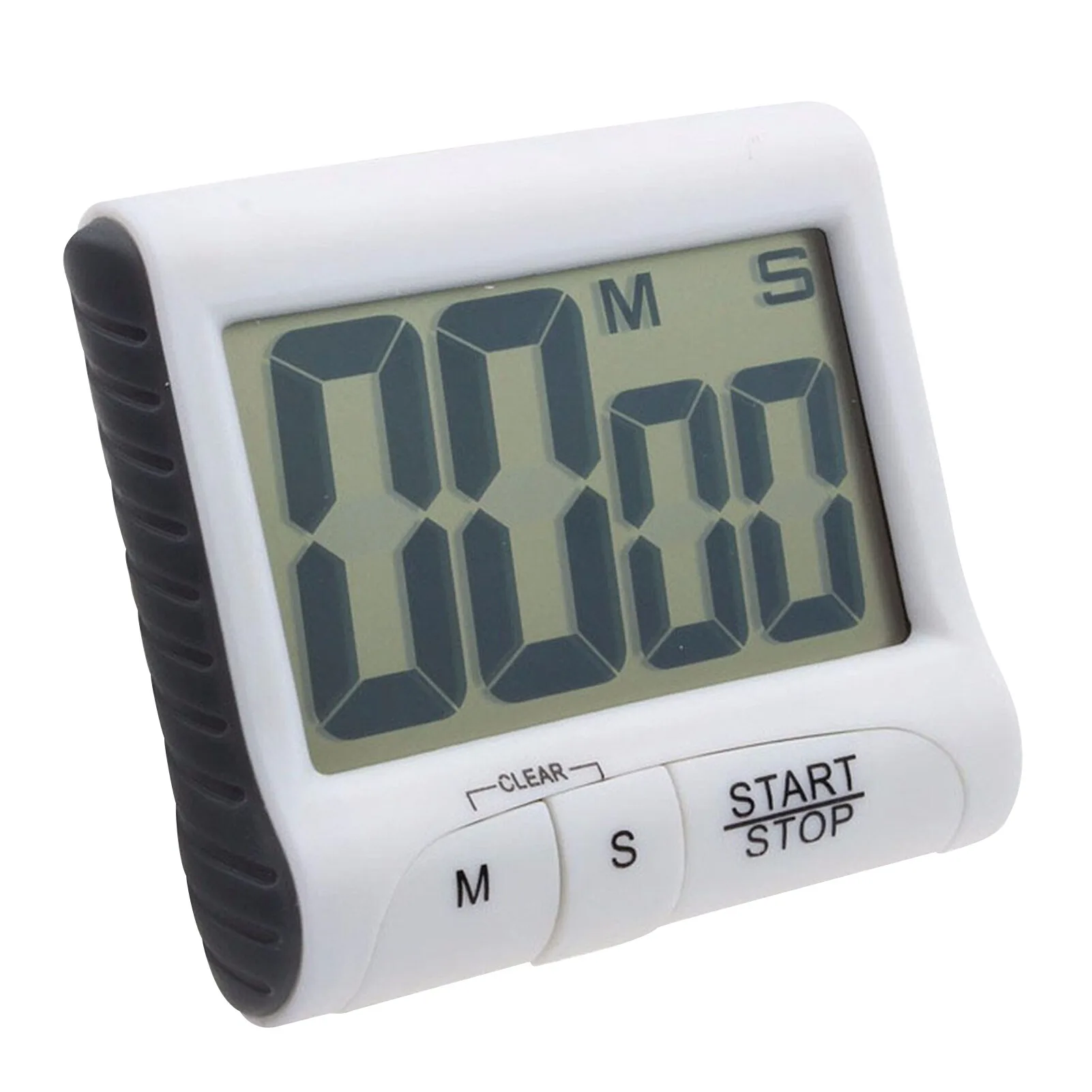Digital Kitchen Timer With Strong Magnets Back Stand Hanging Hole Loud Alarm Large Lcd Display