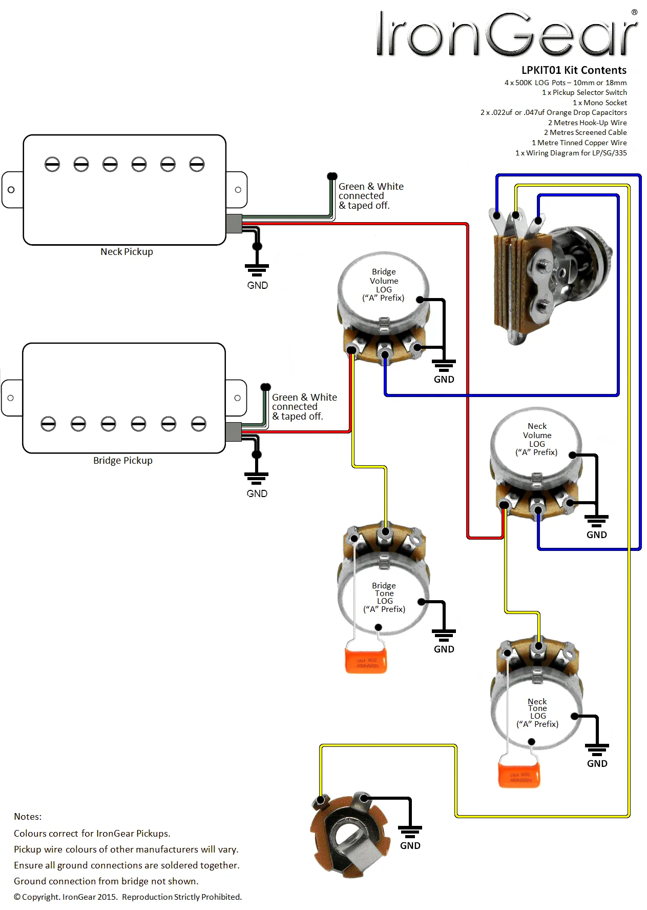 Dimarzio B Wiring Diagram