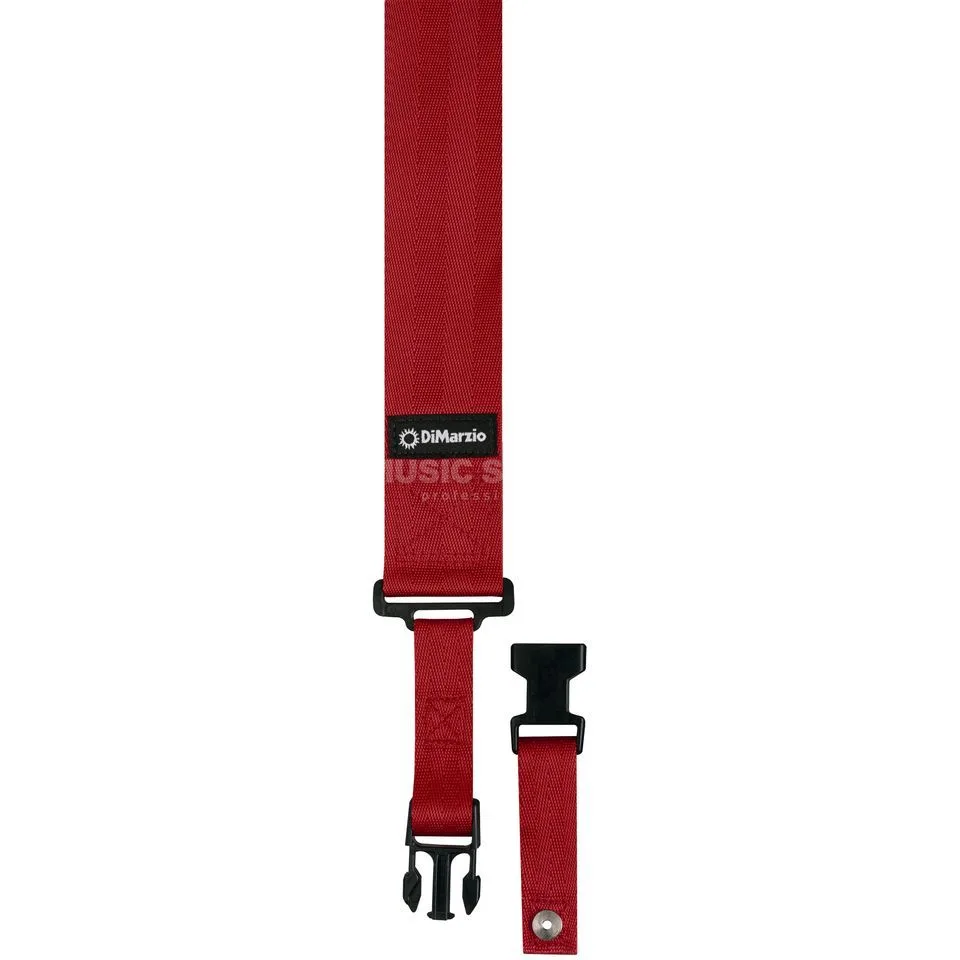 Dimarzio Dd2200Rd Nylon Cliplock 2 Inch Red Music Store Professional