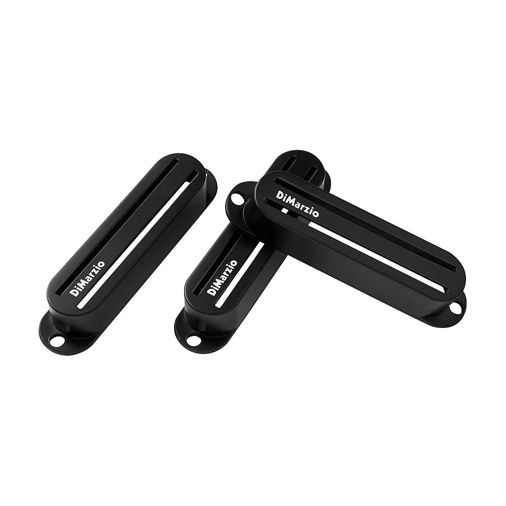 Dimarzio Fast Track Rail Twin Blade Pickup Cover Black Glued To Music